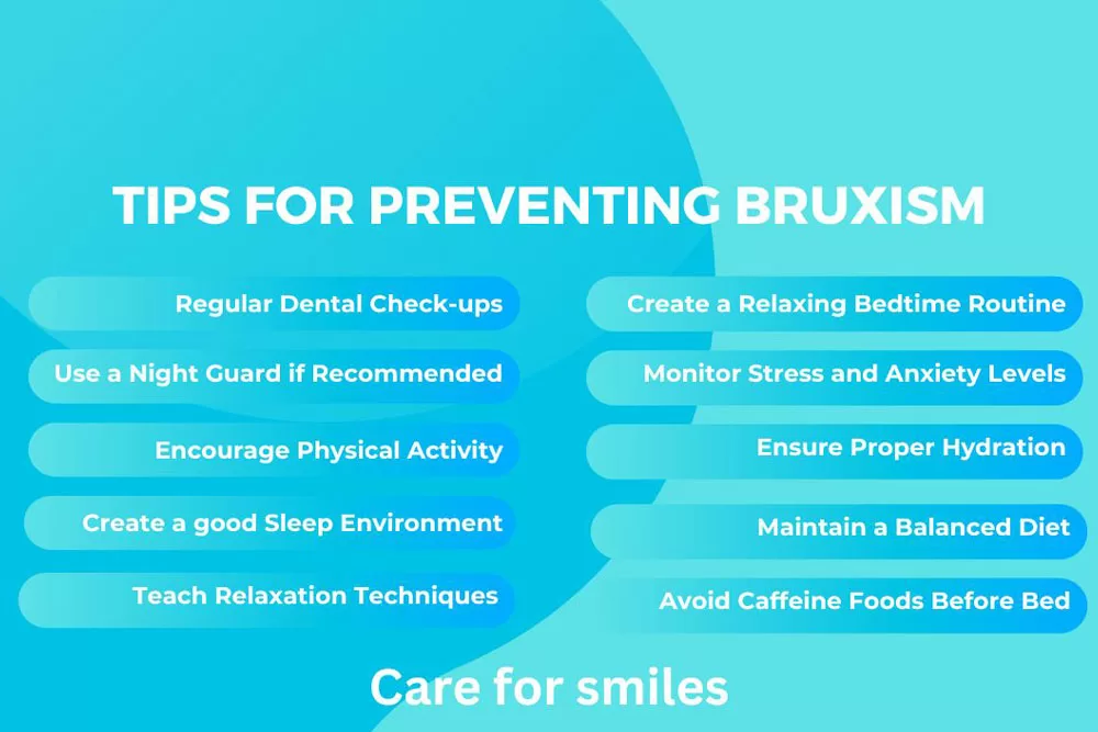 tips to prevent bruxism in children